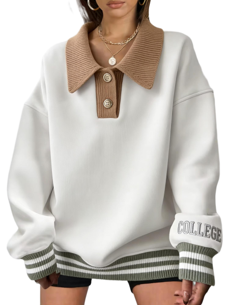 New Plus Size Sportswear Drop Shoulder Hoodie